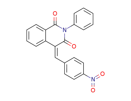 4-(4-nitro-benzylidene)-2-phenyl-4<i>H</i>-isoquinoline-1,3-dione