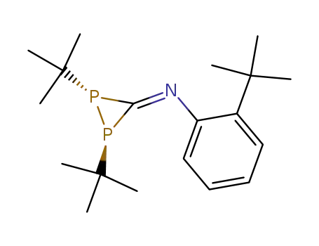 Benzenamine,
N-[bis(1,1-dimethylethyl)diphosphiranylidene]-2-(1,1-dimethylethyl)-,
trans-