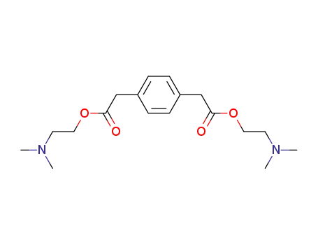 <i>p</i>-phenylenedi-acetic acid bis-(2-dimethylamino-ethyl ester)