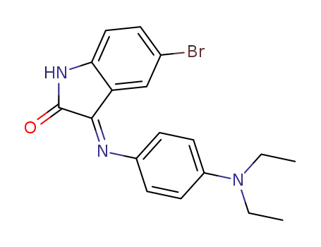 5-bromo-3-(4-diethylamino-phenylimino)-indolin-2-one