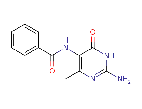 <i>N</i>-(2-amino-4-methyl-6-oxo-1,6-dihydro-pyrimidin-5-yl)-benzamide