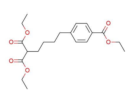 triethyl ester of 2-(4-(4-carboxyphenyl)butyl)-1,3-propanedioic acid