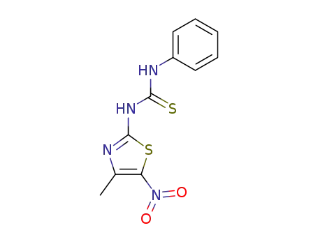 <i>N</i>-(4-methyl-5-nitro-thiazol-2-yl)-<i>N</i>'-phenyl-thiourea