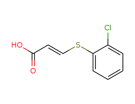 3<i>t</i>-(2-chloro-phenylsulfanyl)-acrylic acid