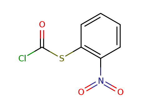 Molecular Structure of 93049-46-8 (chlorothiocarbonic acid <i>S</i>-(2-nitro-phenyl ester))