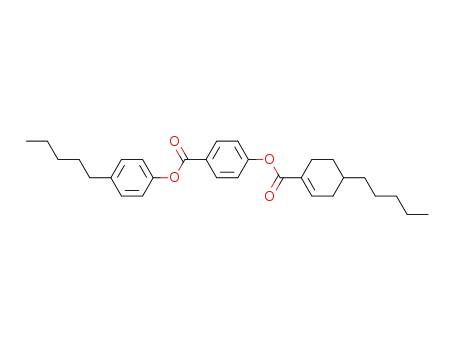 Benzoic acid, 4-[[(4-pentyl-1-cyclohexen-1-yl)carbonyl]oxy]-,
4-pentylphenyl ester