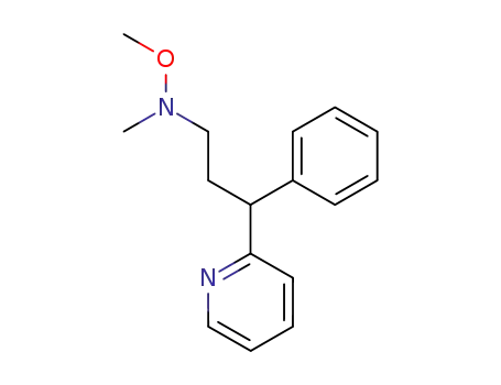 <i>N</i>,<i>O</i>-dimethyl-<i>N</i>-(3-phenyl-3-[2]pyridyl-propyl)-hydroxylamine