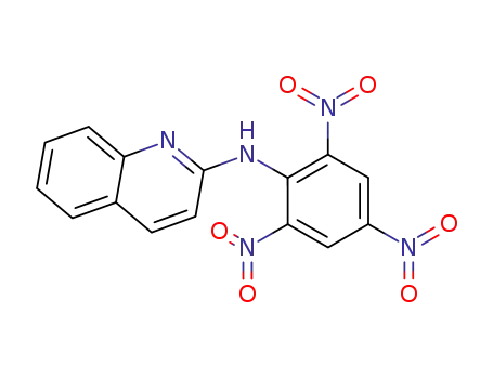 Molecular Structure of 855762-81-1 ([2]quinolyl-picryl-amine)