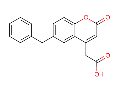 (6-benzyl-2-oxo-2<i>H</i>-chromen-4-yl)-acetic acid