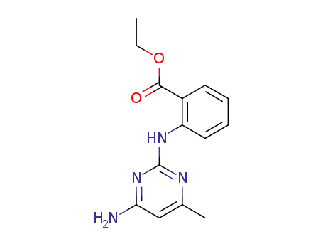 <i>N</i>-(4-amino-6-methyl-pyrimidin-2-yl)-anthranilic acid ethyl ester