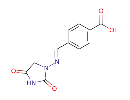 4-[(2,4-dioxo-imidazolidin-1-ylimino)-methyl]-benzoic acid