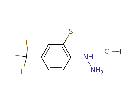 Benzenethiol, 2-hydrazino-5-(trifluoromethyl)-, monohydrochloride