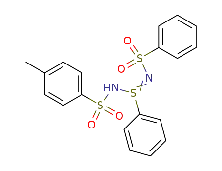 Benzenesulfonamide,
4-methyl-N-[S-phenyl-N-(phenylsulfonyl)sulfinimidoyl]-