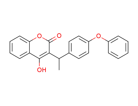 Molecular Structure of 102593-70-4 (4-hydroxy-3-[1-(4-phenoxy-phenyl)-ethyl]-coumarin)