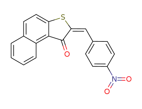 2-(4-nitro-benzylidene)-naphtho[2,1-<i>b</i>]thiophen-1-one
