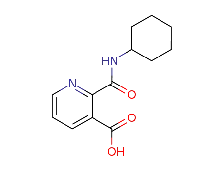 2-cyclohexylcarbamoyl-nicotinic acid