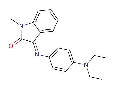 3-(4-diethylamino-phenylimino)-1-methyl-indolin-2-one
