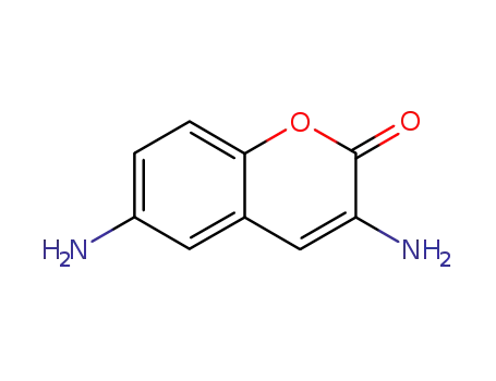 Molecular Structure of 106897-01-2 (2H-1-Benzopyran-2-one, 3,6-diamino-)