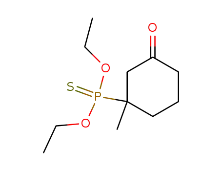 (1-methyl-3-oxo-cyclohexyl)-thiophosphonic acid <i>O</i>,<i>O</i>'-diethyl ester