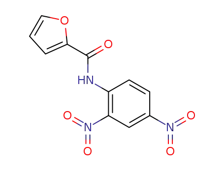 Molecular Structure of 110335-33-6 (furan-2-carboxylic acid-(2,4-dinitro-anilide))