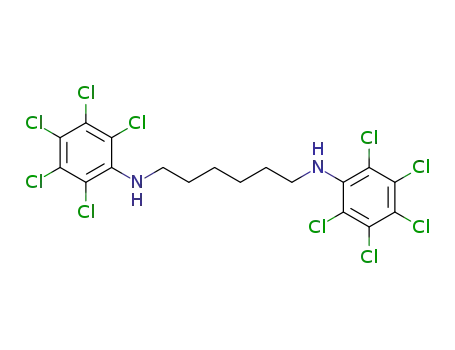 <i>N</i>,<i>N</i>'-bis-pentachlorophenyl-hexanediyldiamine