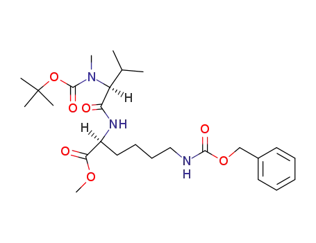 Boc-MeVal-Lys(Z)-OMe