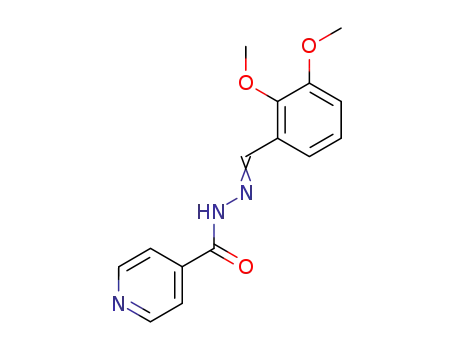 Molecular Structure of 71579-89-0 (N-[(2,3-dimethoxyphenyl)methylideneamino]pyridine-4-carboxamide)