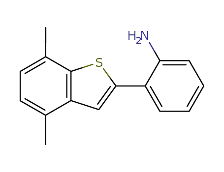 2-(4,7-Dimethyl-benzo[b]thiophen-2-yl)-phenylamine