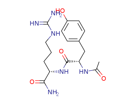 Molecular Structure of 126530-17-4 (L-Argininamide, N-acetyl-L-tyrosyl-)