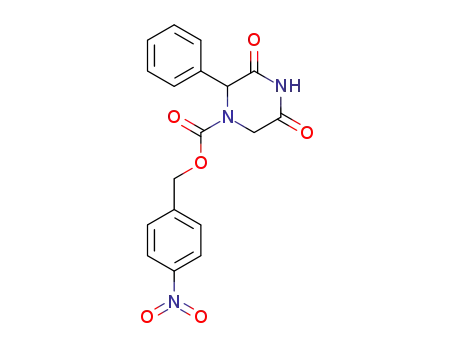 3,5-dioxo-2-phenyl-piperazine-1-carboxylic acid-(4-nitro-benzyl ester)