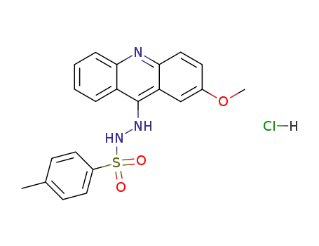 toluene-4-sulfonic acid-[<i>N</i>'-(2-methoxy-acridin-9-yl)-hydrazide]; hydrochloride