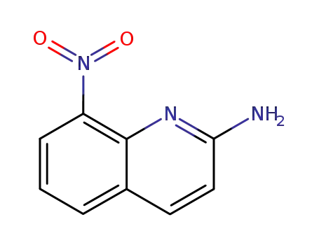 Molecular Structure of 861581-93-3 (8-Nitroquinolin-2-aMine)