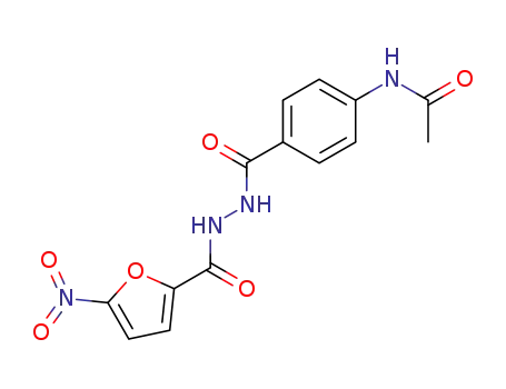 <i>N</i>-(4-acetylamino-benzoyl)-<i>N'</i>-(5-nitro-furan-2-carbonyl)-hydrazine