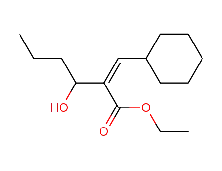 Hexanoic acid, 2-(cyclohexylmethylene)-3-hydroxy-, ethyl ester, (Z)-