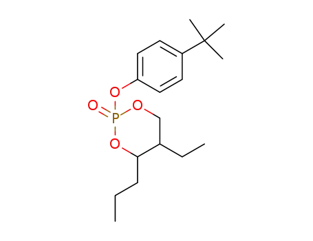 5-ethyl-2-(4-<i>tert</i>-butyl-phenoxy)-4-propyl-[1,3,2]dioxaphosphorinane-2-oxide