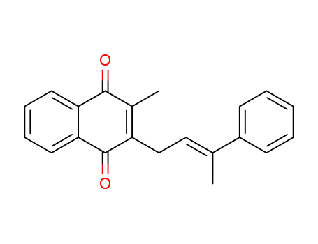 2-methyl-3-(3-phenyl-but-2-enyl)-[1,4]naphthoquinone