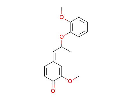2-Methoxy-4-[2-(2-methoxy-phenoxy)-prop-(Z)-ylidene]-cyclohexa-2,5-dienone