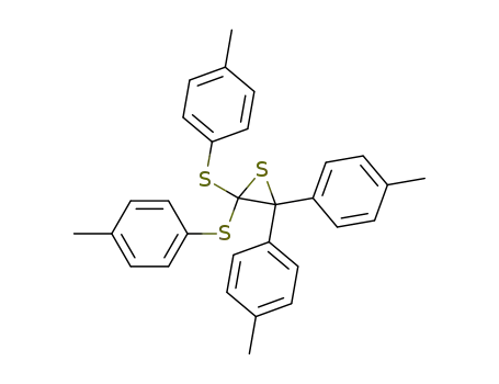 2,2-di-<i>p</i>-tolyl-3,3-bis-<i>p</i>-tolylmercapto-thiirane