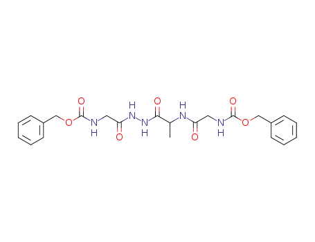 <i>N</i>-(<i>N</i>-benzyloxycarbonyl-glycyl)-<i>N</i>'-[<i>N</i>-(<i>N</i>-benzyloxycarbonyl-glycyl)-alanyl]-hydrazine