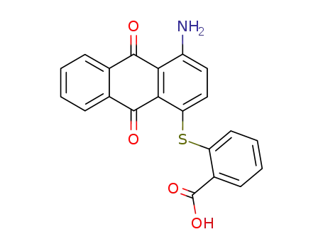 2-[(4-Amino-9,10-dioxo-9,10-dihydroanthracen-1-YL)sulfanyl]benzoic acid