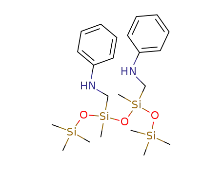 Molecular Structure of 18816-90-5 (3,5-bis-anilinomethyl-1,1,1,3,5,7,7,7-octamethyl-tetrasiloxane)