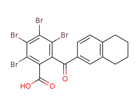 2,3,4,5-tetrabromo-6-(5,6,7,8-tetrahydro-[2]naphthoyl)-benzoic acid