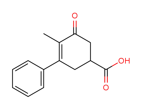 4-methyl-5-oxo-3-phenyl-cyclohex-3-enecarboxylic acid