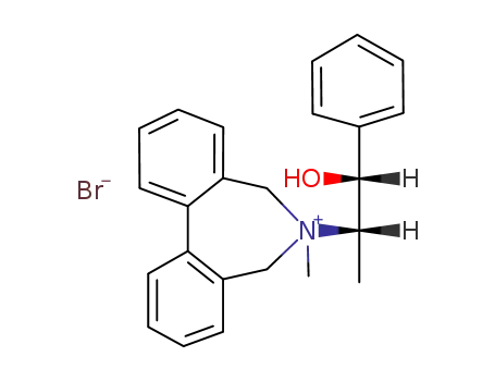 6-((1<i>S</i>,2<i>R</i>)-2-hydroxy-1-methyl-2-phenyl-ethyl)-6-methyl-6,7-dihydro-5<i>H</i>-dibenz[<i>c,e</i>]azepinium; bromide
