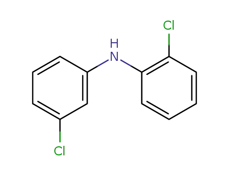 Molecular Structure of 105836-67-7 ((2-chloro-phenyl)-(3-chloro-phenyl)-amine)