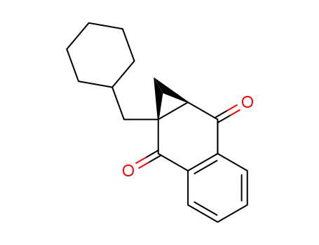 1H-Cyclopropa[b]naphthalene-2,7-dione,
1a-(cyclohexylmethyl)-1a,7a-dihydro-