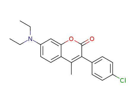 3-(4-chloro-phenyl)-7-diethylamino-4-methyl-chromen-2-one