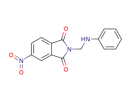 Molecular Structure of 92498-78-7 (2-anilinomethyl-5-nitro-isoindole-1,3-dione)
