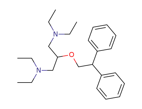 tetra-<i>N</i>-ethyl-2-(2,2-diphenyl-ethoxy)-propanediyldiamine