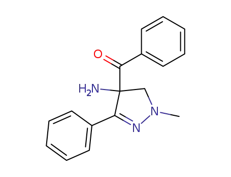 Methanone,
(4-amino-4,5-dihydro-1-methyl-3-phenyl-1H-pyrazol-4-yl)phenyl-